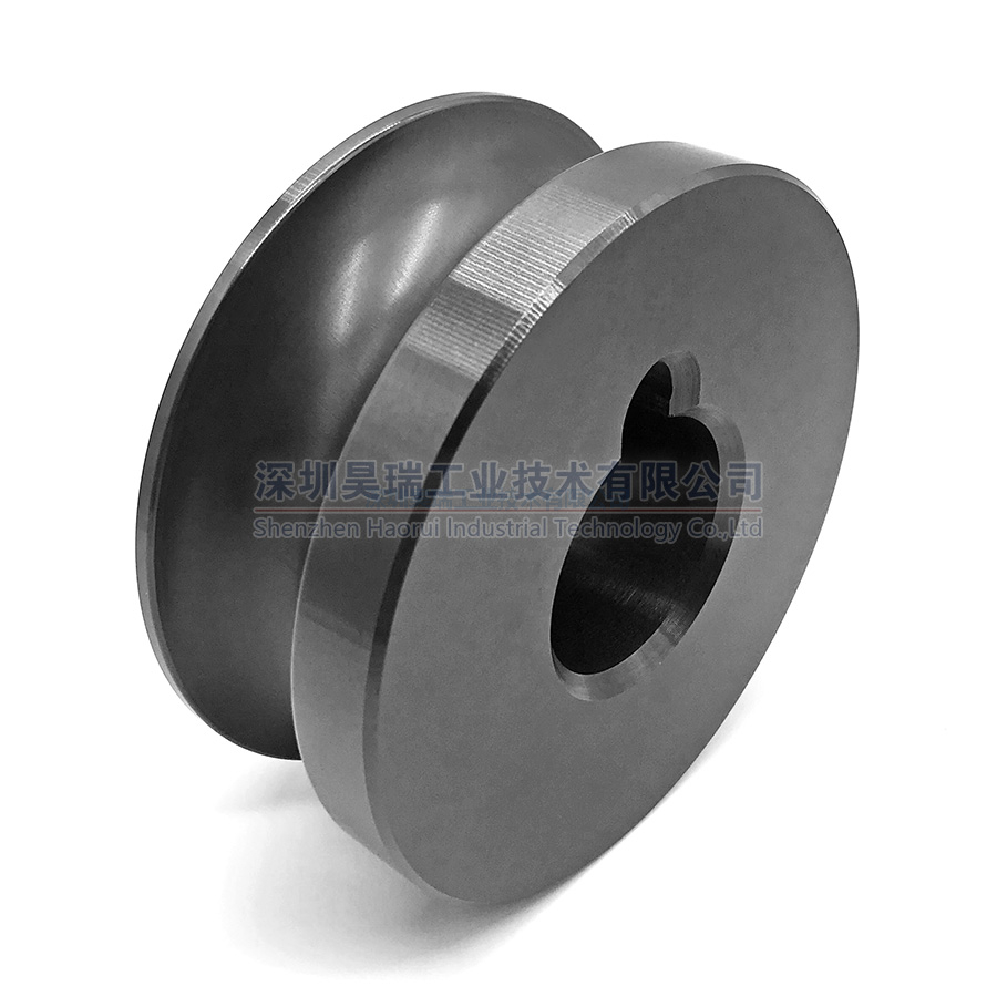 High precise silicon nitride ceramic yarn wheel guide roller caster ceramique de nitrure de silicium