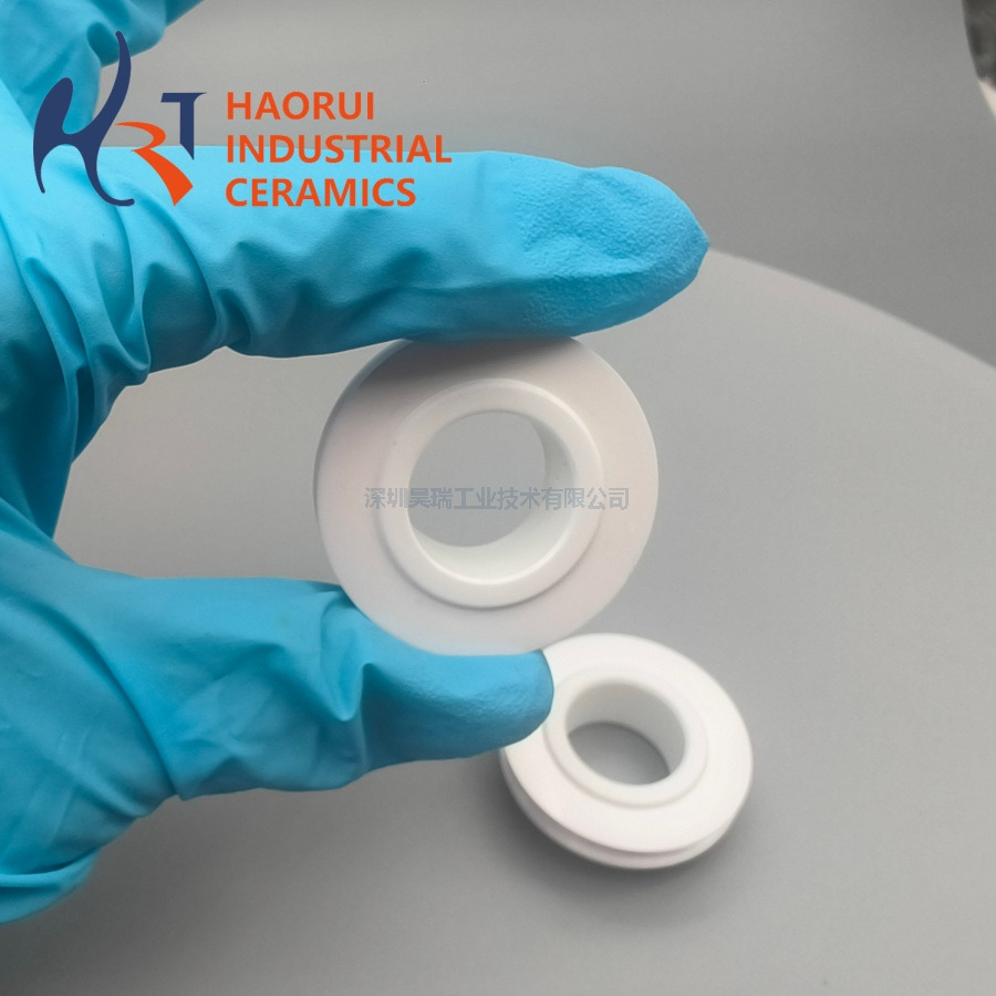 Custom Machined ZTA Zirconia Ceramic Roller Guide Wire Ceramic Parts CNC Precision ±0.01mm