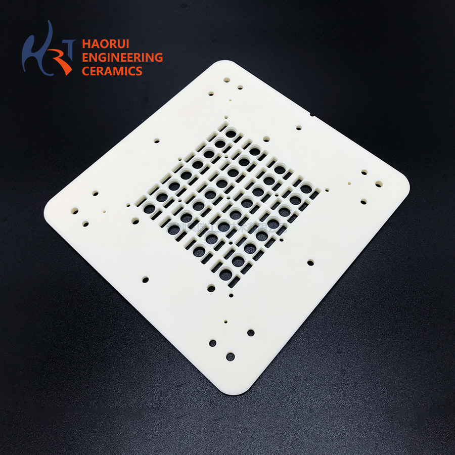 High Precision Custom 95% 99% Alumina Ceramic Structural Parts CNC Machining Al2O3 Industrial Ceramic Components