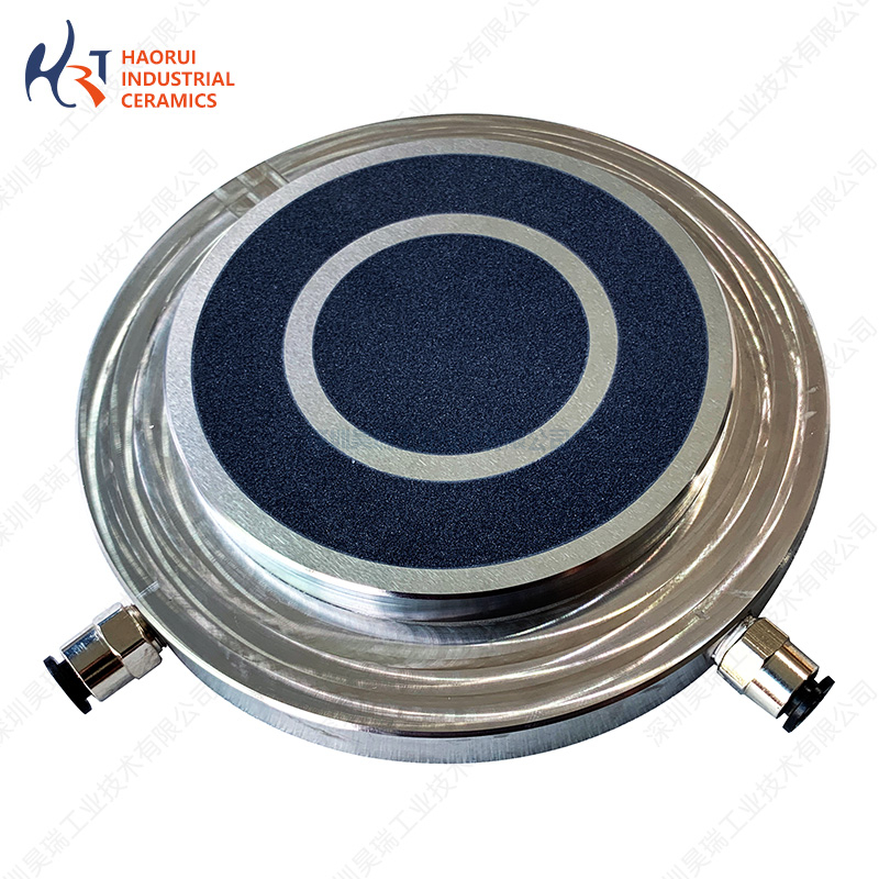 Customised round Microporous Porous Ceramic Vacuum Suction Cups Microporous Stainless steel porous ceramics