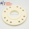 High Precision Alumina Ceramic Ring Flange for Semiconductor Equipment | CNC Machined Al₂O₃ Parts