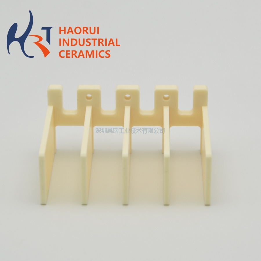 Custom CNC Machined Alumina Ceramic Electrical Insulation Block | Al₂O₃ Contact Protection Barrier