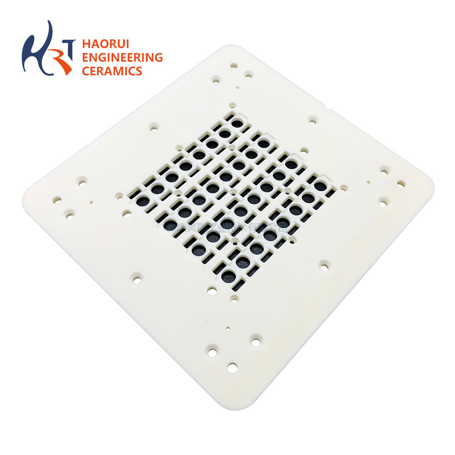 High Precision Custom 95% 99% Alumina Ceramic Structural Parts CNC Machining Al2O3 Industrial Ceramic Components