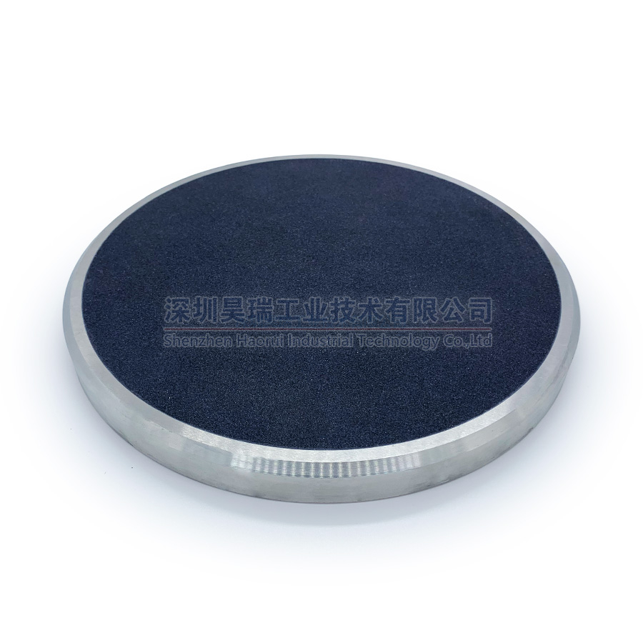 Customised Porous Ceramic Suction Cups Silicon Carbide Porous Ceramic Suction Cups blue color