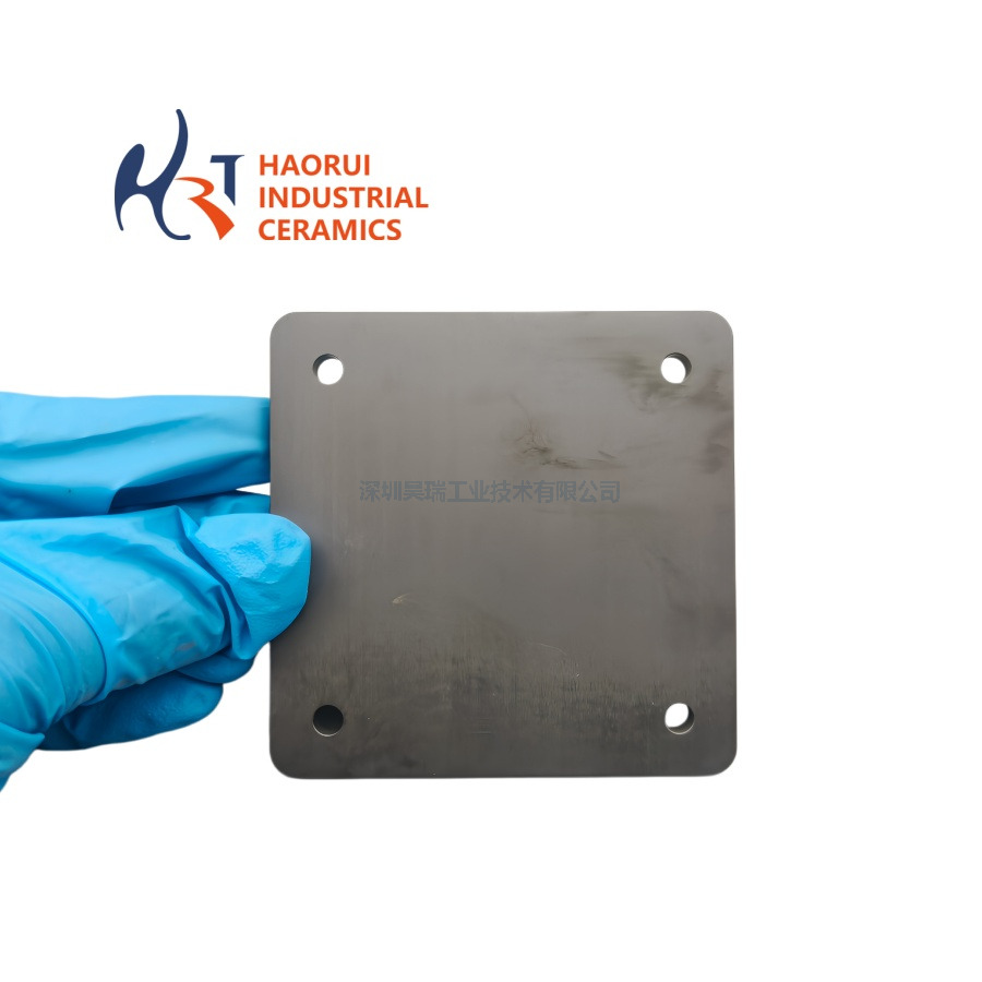 SiC Ceramic Plate Manufacturer | Silicon Carbide Precision Machined Plate | Industrial High Temp Ceramic Parts