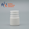 High-Precision Zirconia Threaded Tube | Custom CNC Machined ZrO₂ Ceramic Parts