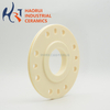 High Precision Alumina Ceramic Ring Flange for Semiconductor Equipment | CNC Machined Al₂O₃ Parts