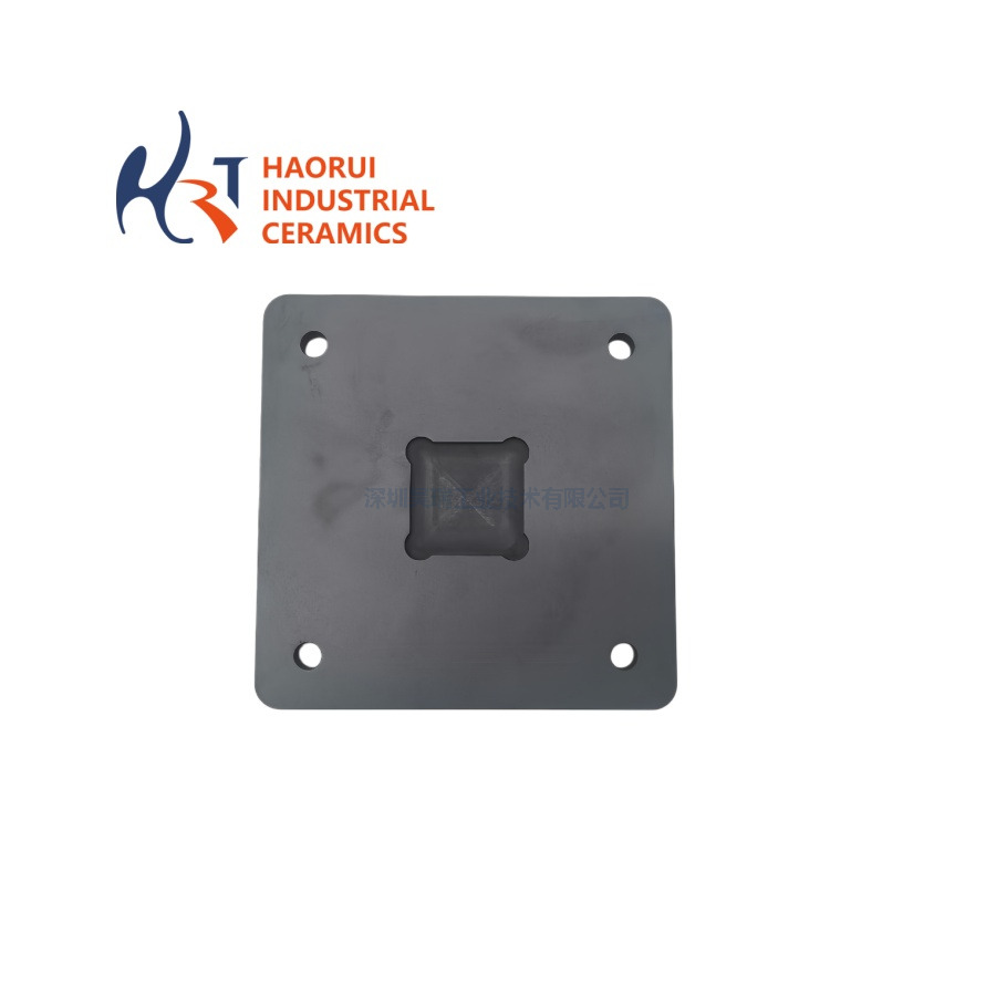 SiC Ceramic Plate Manufacturer | Silicon Carbide Precision Machined Plate | Industrial High Temp Ceramic Parts