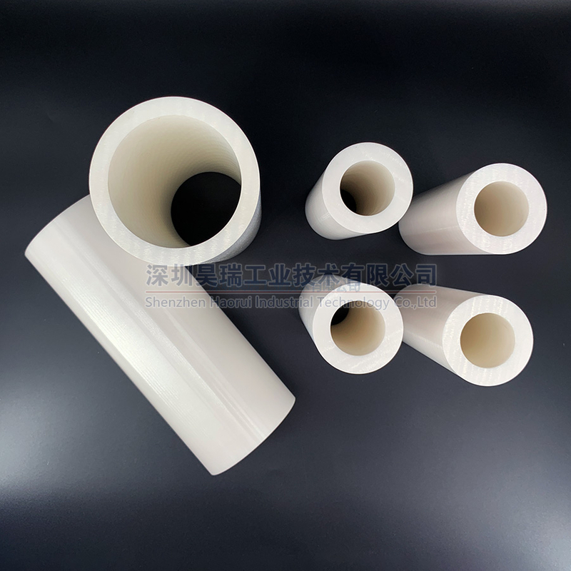 Isostatic Pressed ZrO2 Zirconia Ceramic Tube pipe Custom Industrial Ceramic Parts