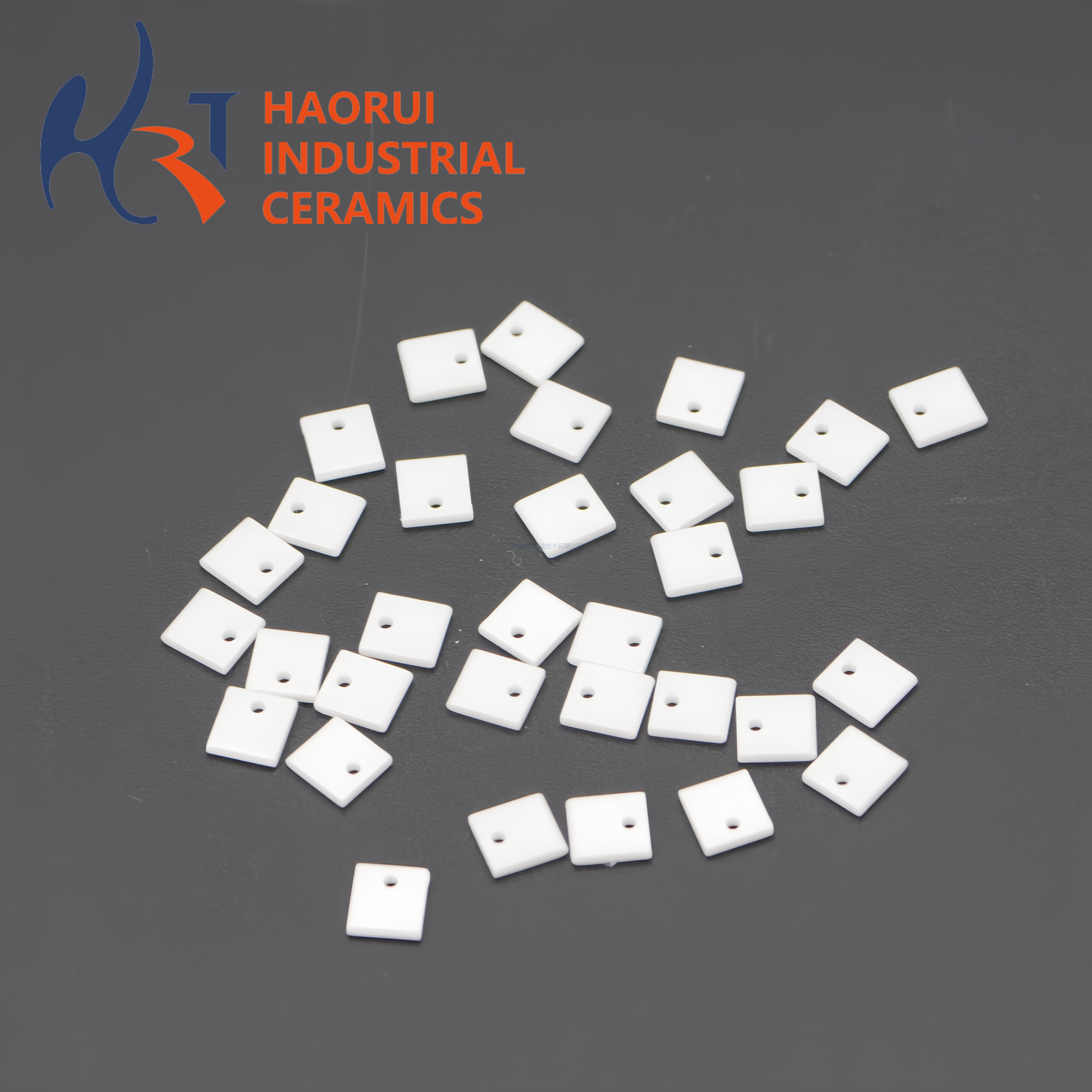 High Precision Zirconia Ceramic Punch Pad with Center Hole | Custom ZrO2 Pressing Parts