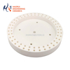 Custom 99% Alumina Ceramic Threaded Base Plate – CNC Precision Machining for High-Temperature & Vacuum Applications