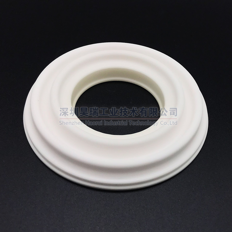 Aluminium oxide ceramic rings Ceramic curved surfaces with Abrasion Resistance