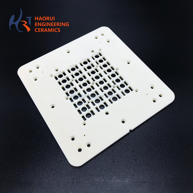 High Precision Custom 95% 99% Alumina Ceramic Structural Parts CNC Machining Al2O3 Industrial Ceramic Components
