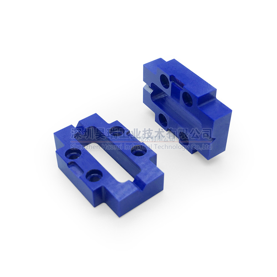 Blue Zirconium Oxide Ceramic V Groove Parts for electronic use