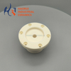 Custom 99% Alumina Ceramic Threaded Base Plate – CNC Precision Machining for High-Temperature & Vacuum Applications