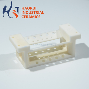 Custom Precision Alumina Ceramic Ion Trap Holder Frame for High Vacuum Equipment