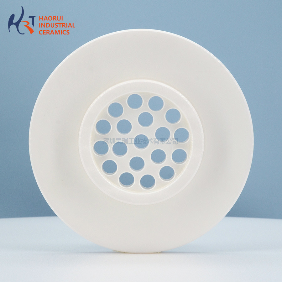 Customized Zirconia Porous Ceramic Disc / Multi-Hole Fixture Plate for Semiconductor & Laser Equipment