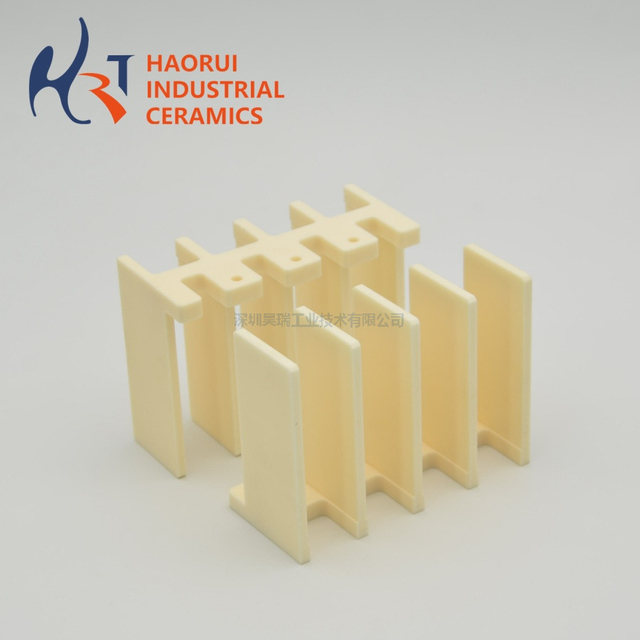 Custom CNC Machined Alumina Ceramic Electrical Insulation Block | Al₂O₃ Contact Protection Barrier