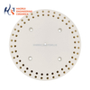 Custom 99% Alumina Ceramic Threaded Base Plate – CNC Precision Machining for High-Temperature & Vacuum Applications