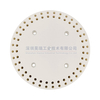 99.8% Alumina ceramic discs with hole CNC machining of ceramic parts