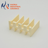 Custom CNC Machined Alumina Ceramic Electrical Insulation Block | Al₂O₃ Contact Protection Barrier