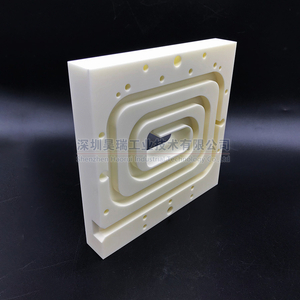 99% Aluminium oxide ceramic fixing plate Ceramic custom machining Flat grinding Precision grooving