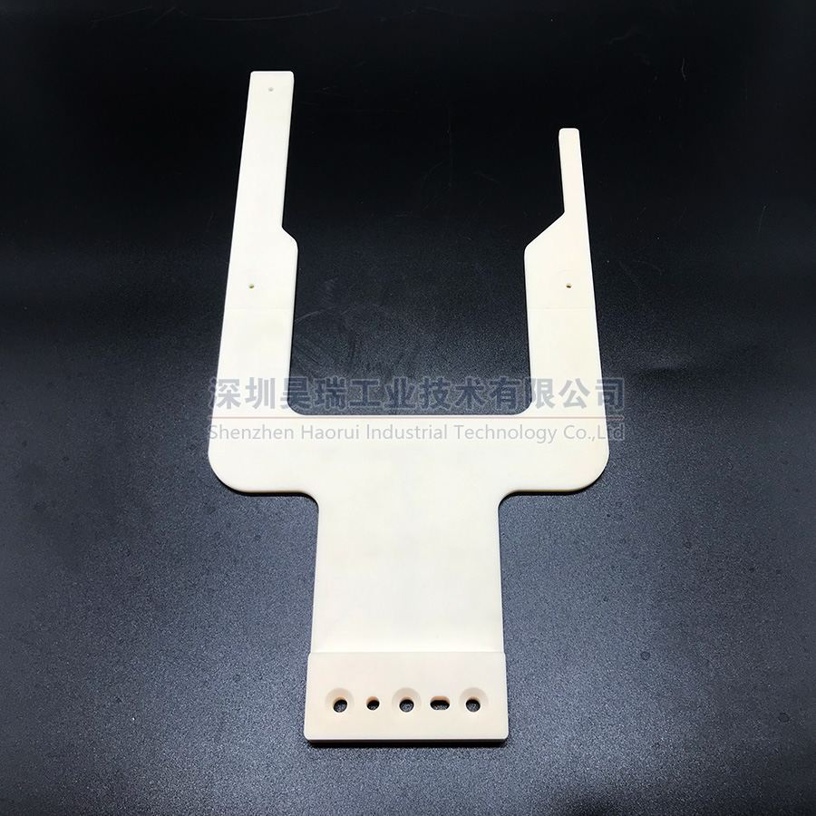 Alumina ceramic tines fork arm for semiconductor industry special ceramic arm handling wafe