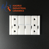 White Zirconia Ceramic Flanged Cover Plate | ZrO2 Insulating End Cap
