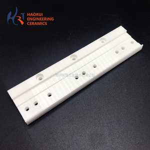 Zirconia Ceramic Guide Rail Strip | Multi-Hole ZrO2 Machined Ceramic Bar