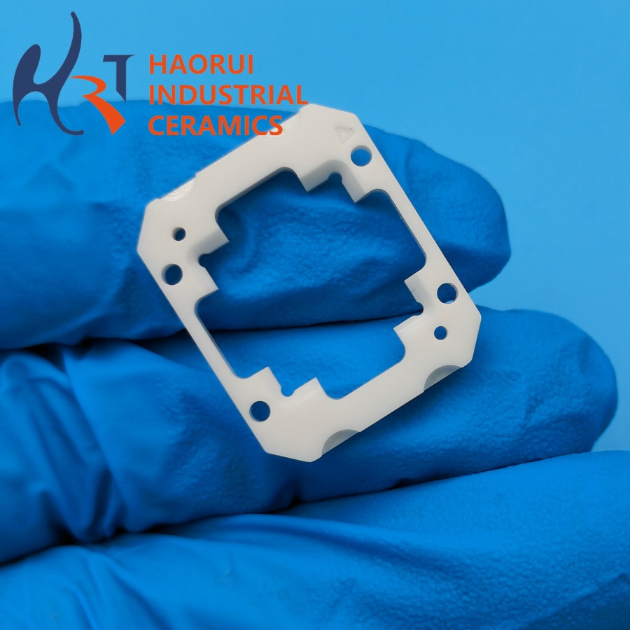 Custom Zirconia Ceramic Alignment Frame | Precision Semiconductor Ceramic Fixture