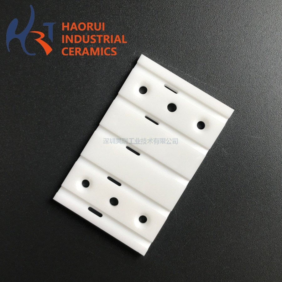 White Zirconia Ceramic Flanged Cover Plate | ZrO2 Insulating End Cap