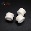  White Zirconia Ceramic Stepped Ring Bushings | Custom ZrO2 Shoulder Spacer Washers