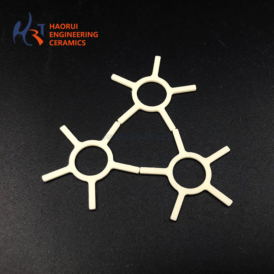 Alumina Ceramic Star Wheel & Wire Guide Disc for Winding and Textile Machines | Wear-Resistant Al2O3