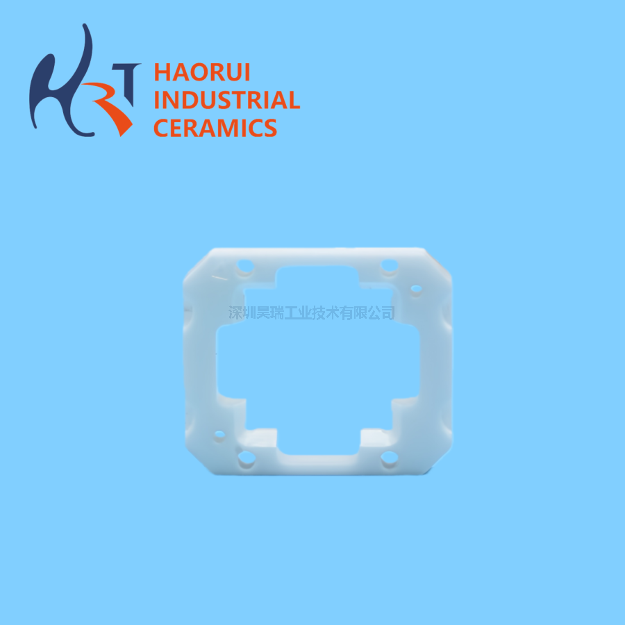 Custom Zirconia Ceramic Alignment Frame | Precision Semiconductor Ceramic Fixture