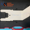 Custom Al2O3 Ceramic Fork Arm Industrial Semiconductor Ceramic Components