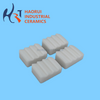 White Zirconia Ceramic Grooved Insert Blocks | ZrO2 Serrated Gripper Blocks