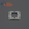 White Zirconia Ceramic Square Frame Insert | ZrO2 Notched Mounting Frame
