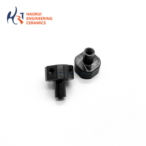Black Zirconia Ceramic Suction Nozzle | Hex ZrO2 Vacuum Nozzle Tips