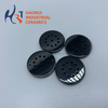 Black Zirconia Porous Valve Disc | Multi-Hole ZrO2 Valve Plate