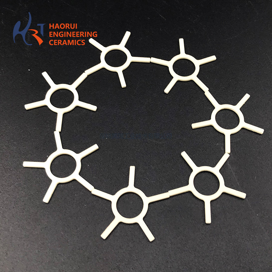Alumina Ceramic Star Wheel & Wire Guide Disc for Winding and Textile Machines | Wear-Resistant Al2O3