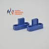 Blue Zirconia Ceramic Seat Block | Multi-Hole ZrO2 Fixture Seat