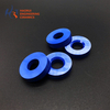 Blue Zirconia Ceramic Rings | Custom ZrO2 Washer & Spacer Rings