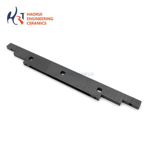 Custom Silicon Nitride Ceramic Long Rail Stepped Si3N4 Bar with Slots for Precision Machinery