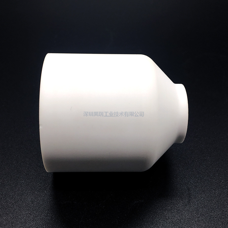95% Alumina Ceramic Bottle-Shaped Insulator | Hollow Al2O3 Cup & Sensor Cover Parts