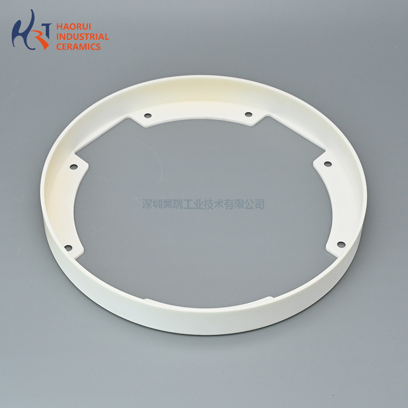 Custom Alumina Ceramic Half Ring & Split Ring Segments | Precision Machined Al2O3 Ring Parts