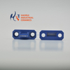 Blue Zirconia Ceramic Seat Block | Multi-Hole ZrO2 Fixture Seat