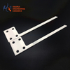 White Zirconia Ceramic L-Shaped Tines | ZrO2 Support Teeth for Photovoltaic Wafer Handling