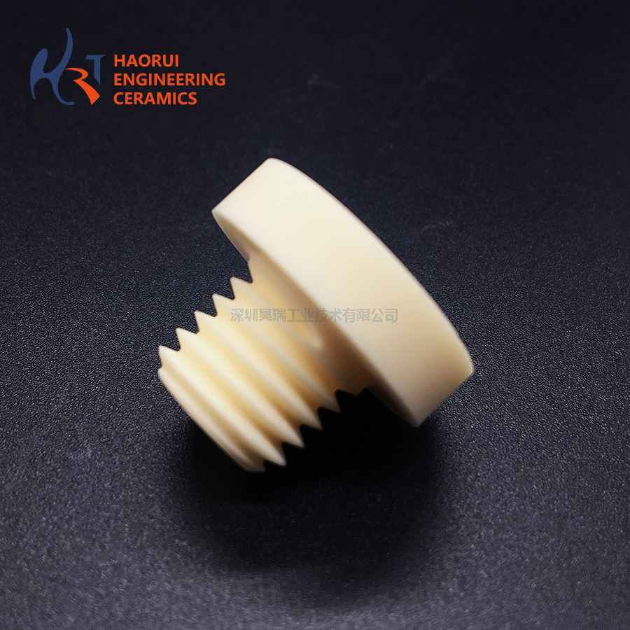 Alumina Ceramic Screws & Bolts | Custom Al2O3 Ceramic Fasteners Manufacturer
