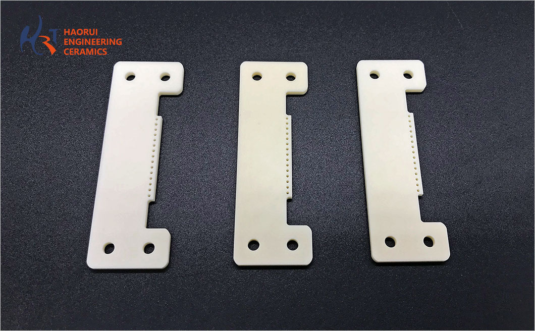 Custom CNC machined alumina ceramic insulating component
