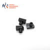 Black Zirconia Ceramic Block with Threaded Boss | ZrO2 Mounting Block